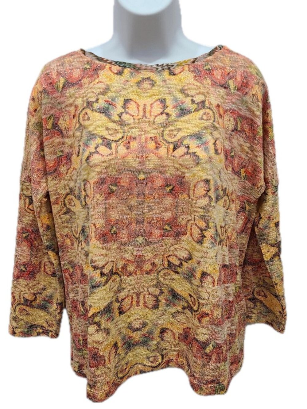 Vintage Women's Custo Barcelona Multicolor Sparkling Knit Sweather Size M